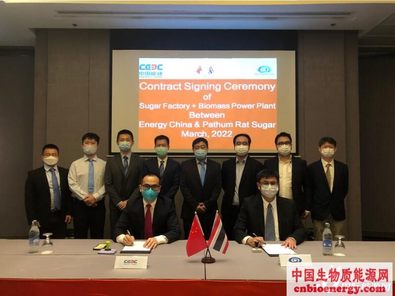 中国能建国际集团签约泰国生物质电站一体化综合项目