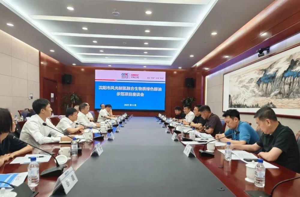 推动生物质绿色醇油示范项目建设进程！中国能建罗必雄与沈阳市委副书记李鹏宇会谈